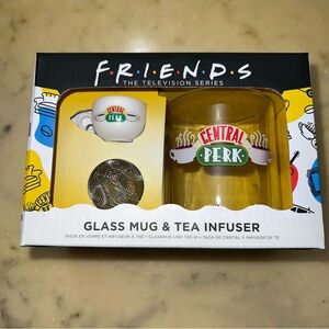Friends Central Perk Glass Mug & Tea Infuser